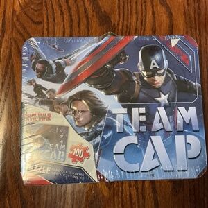 Team stark kids lunch box plus puzzle in box